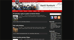 Desktop Screenshot of hasicirumburk.cz